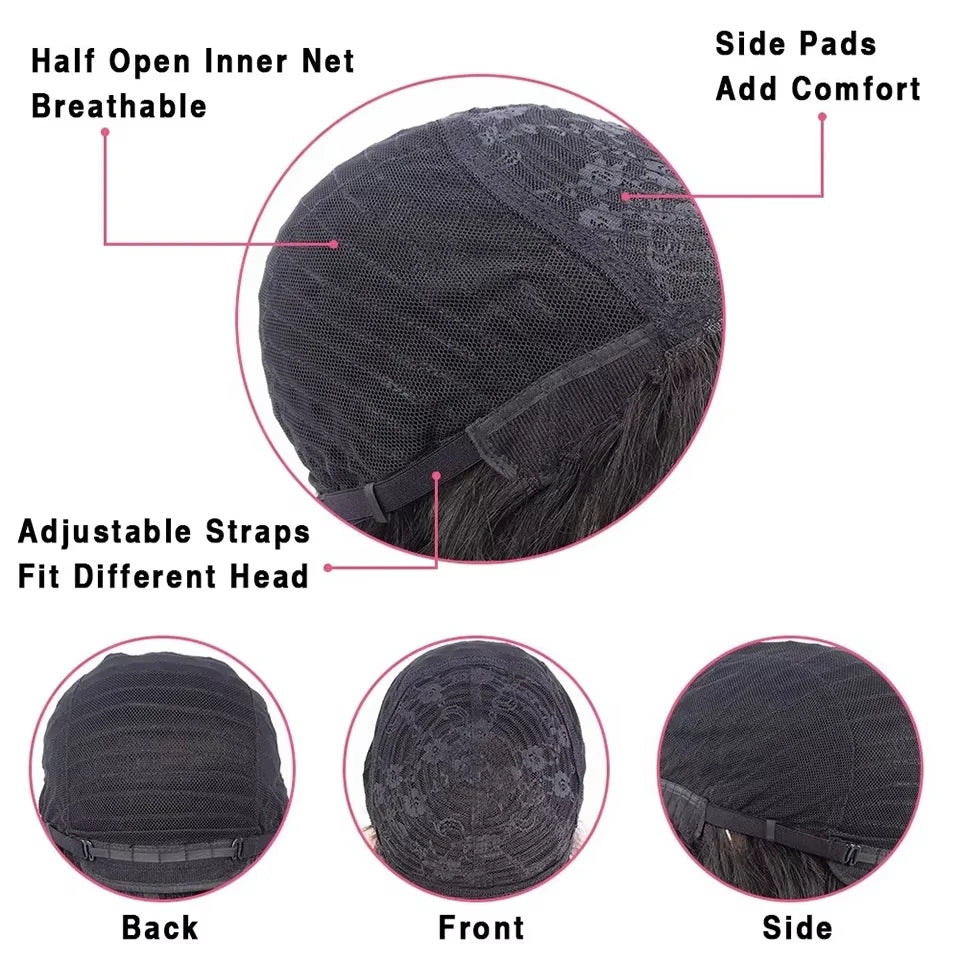 Silky Wig Human Hair