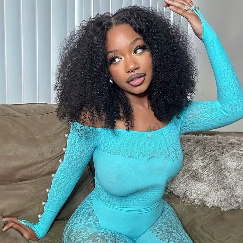 Deep Curly Short Bob Wig
