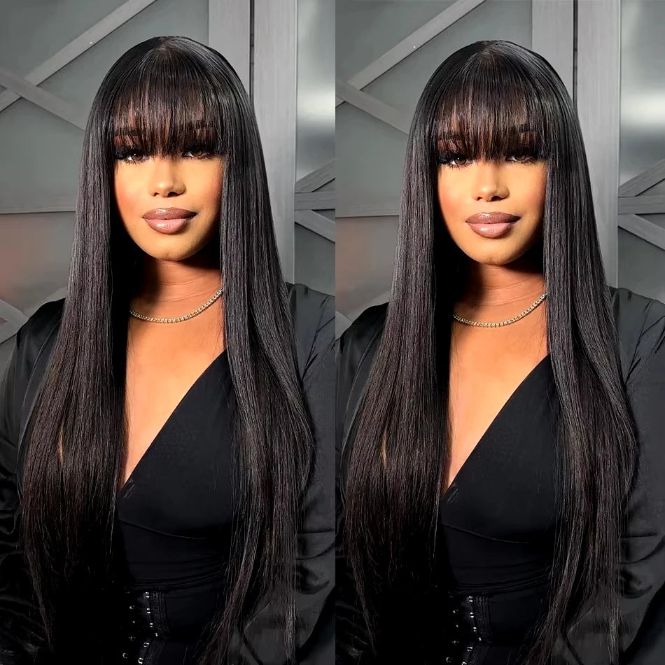Silky Wig Human Hair