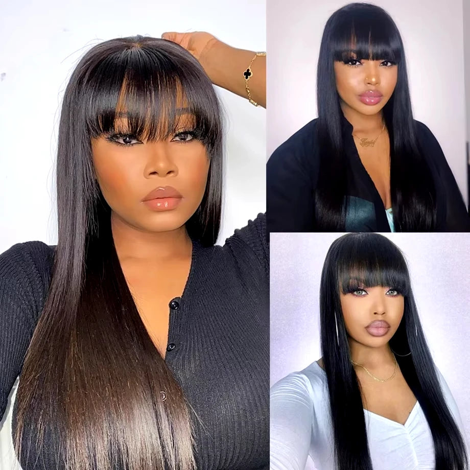 Silky Wig Human Hair