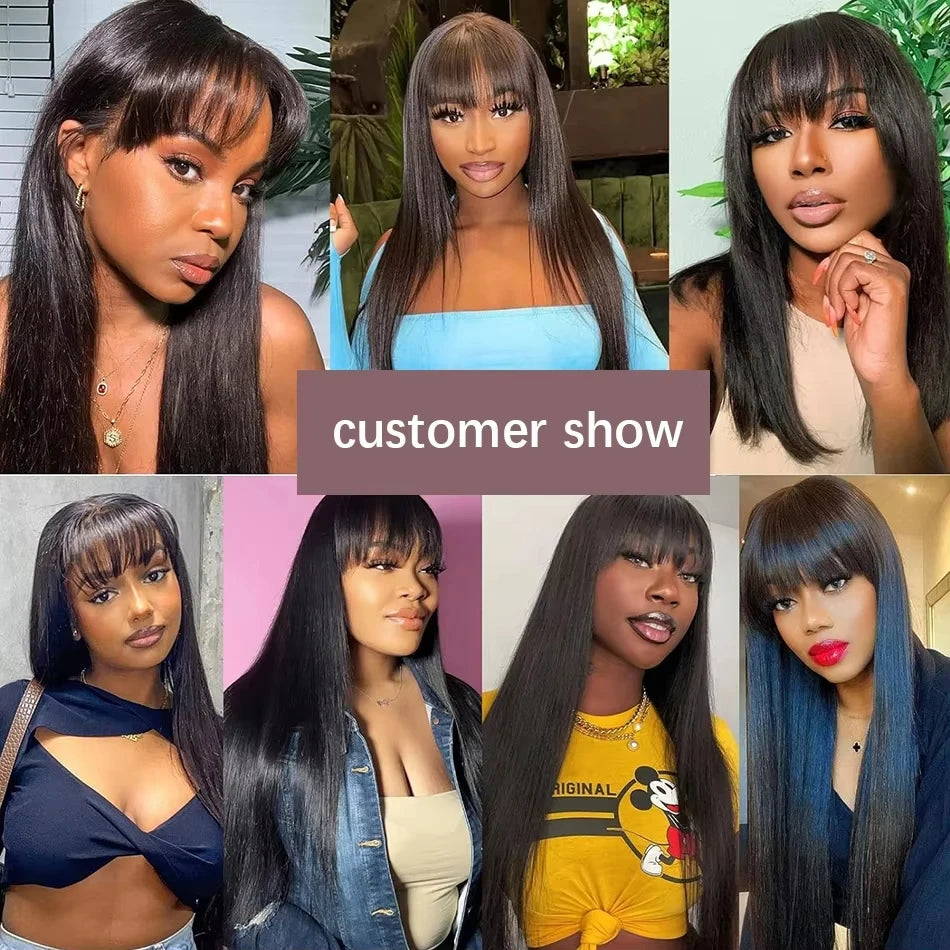 Silky Wig Human Hair