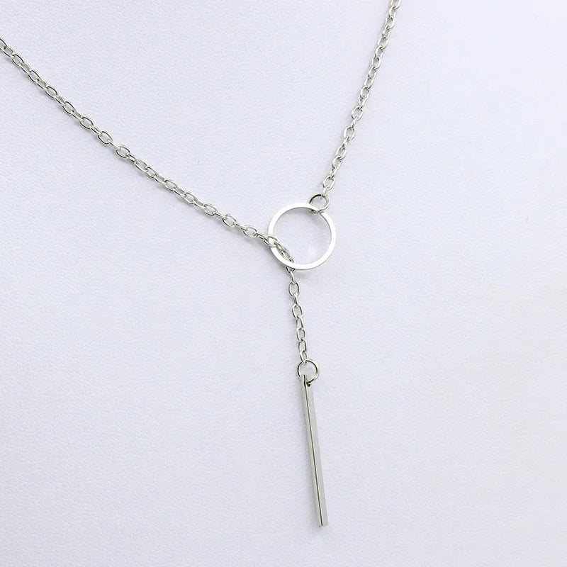 Metal Round Necklace