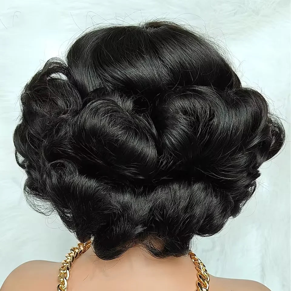 Egg Curly Bob Human Hair Wigs