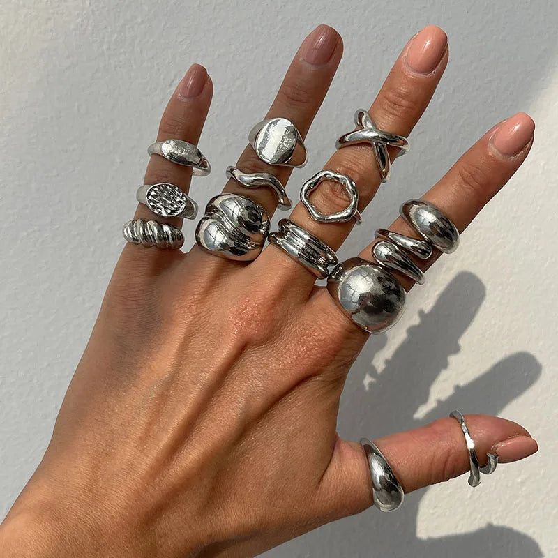 Fashion Vintage Metal Rings