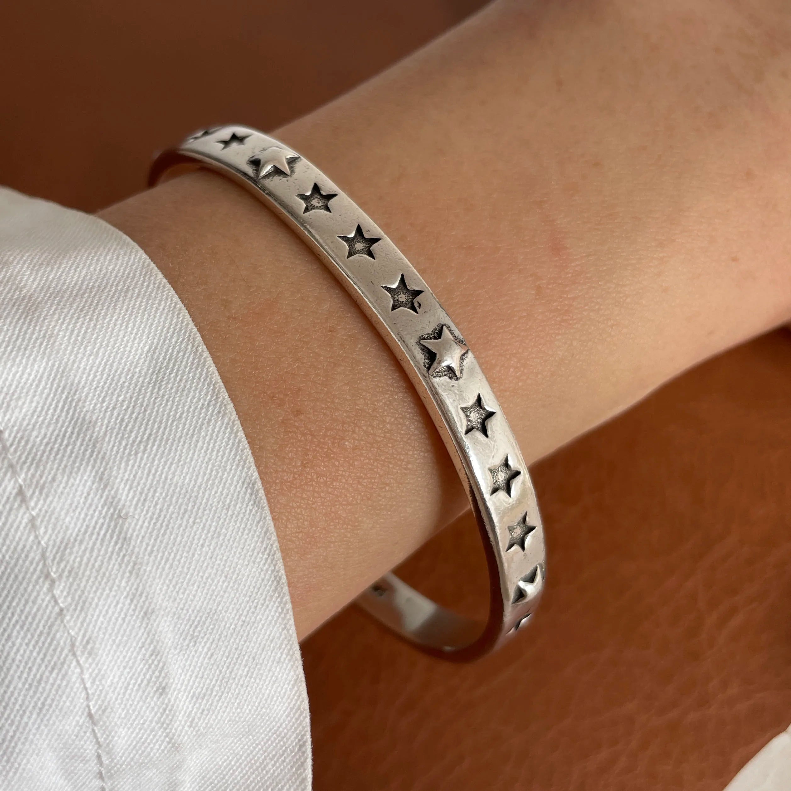 100% Solid 925 Sterling Silver Metal Bracelet