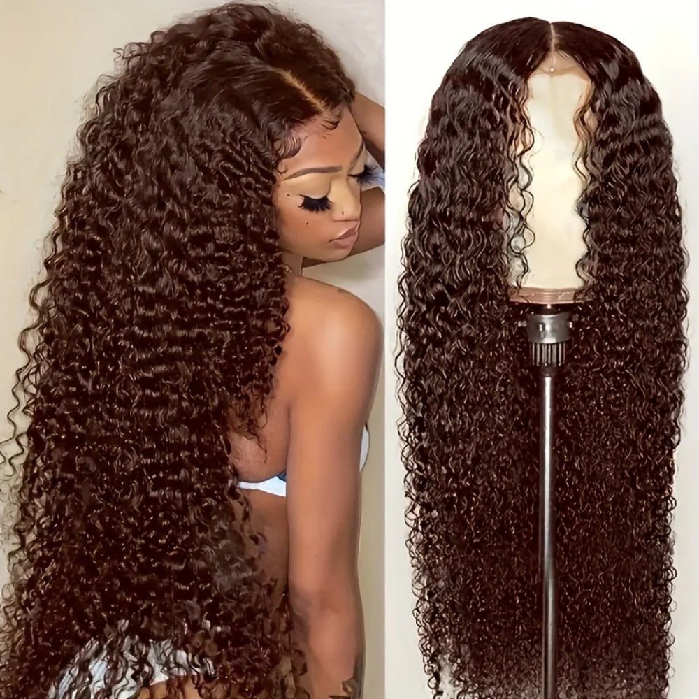 Chocolate Brown Body Wave Lace Front Wig s