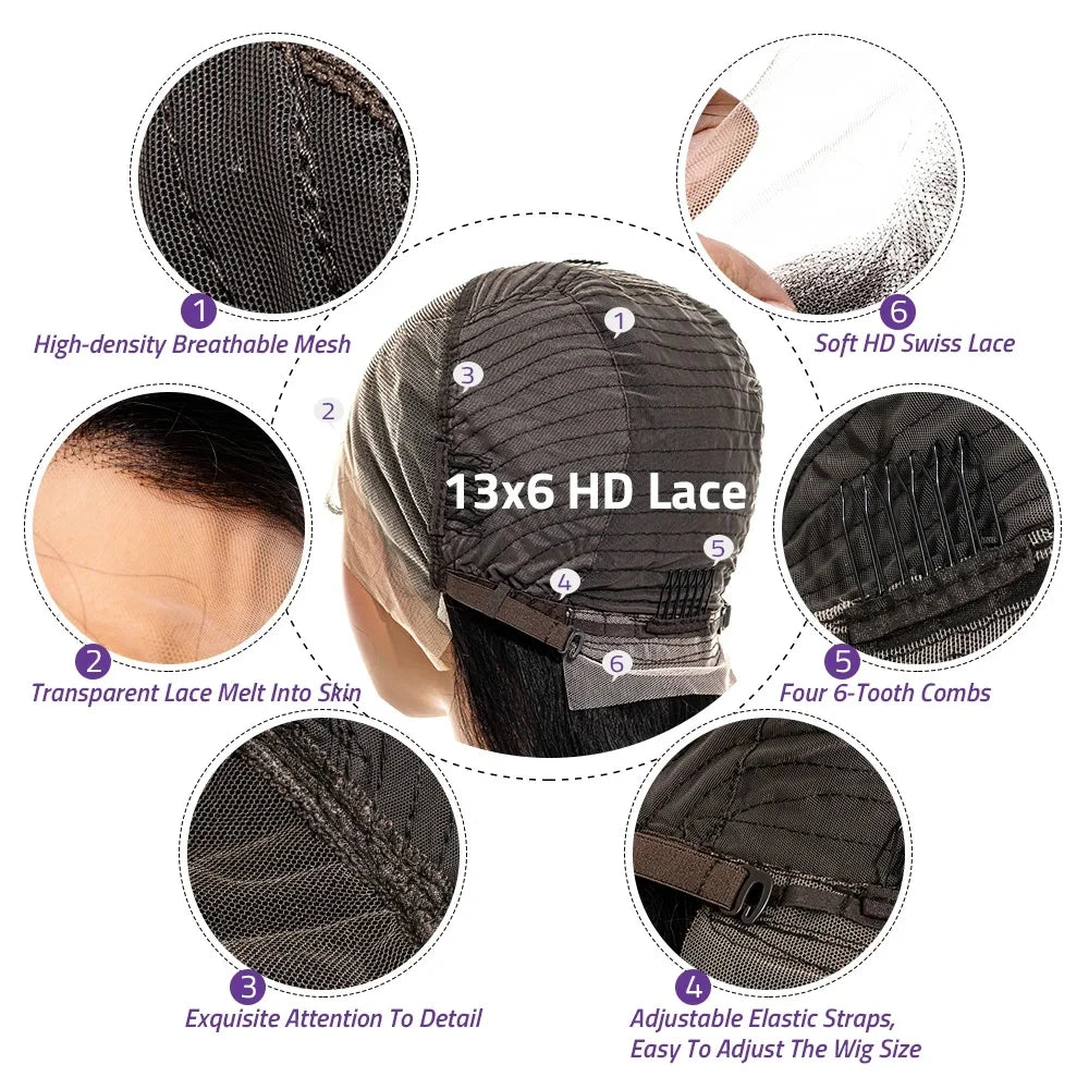 Front Human Hair Wig