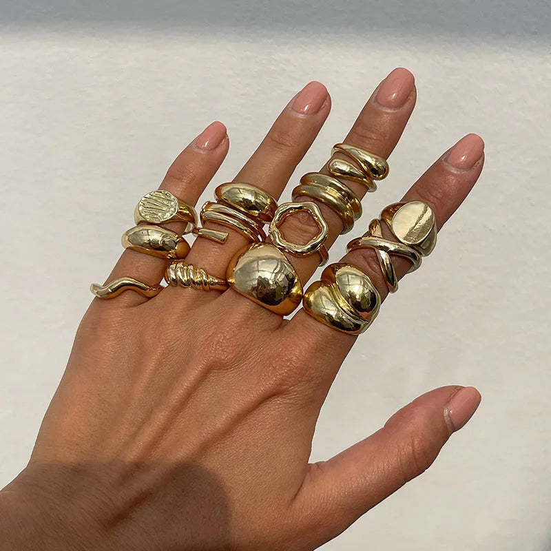 Fashion Vintage Metal Rings