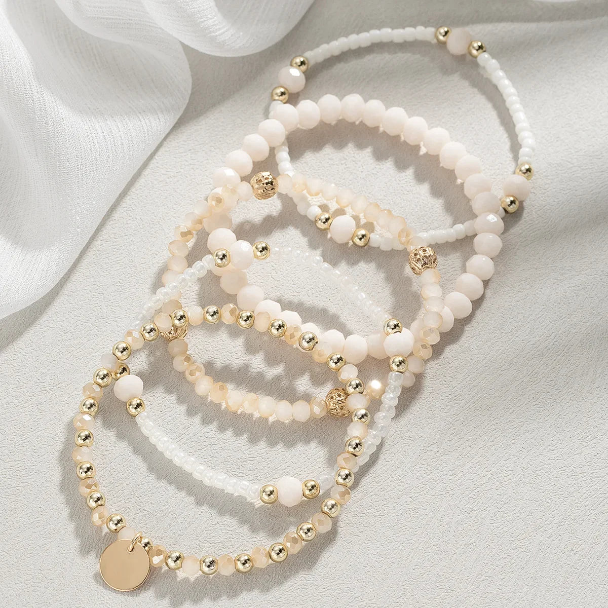 Resin Beaded Bracelet