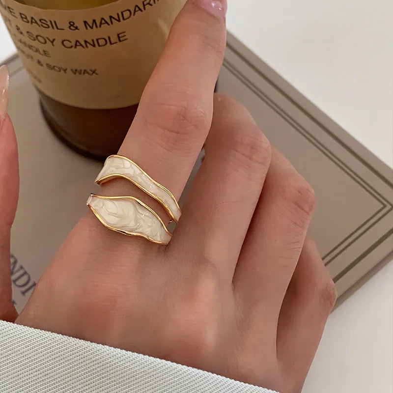 Drip Glaze Ring
