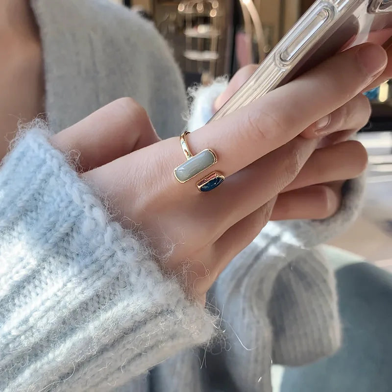 Drip Glaze Ring