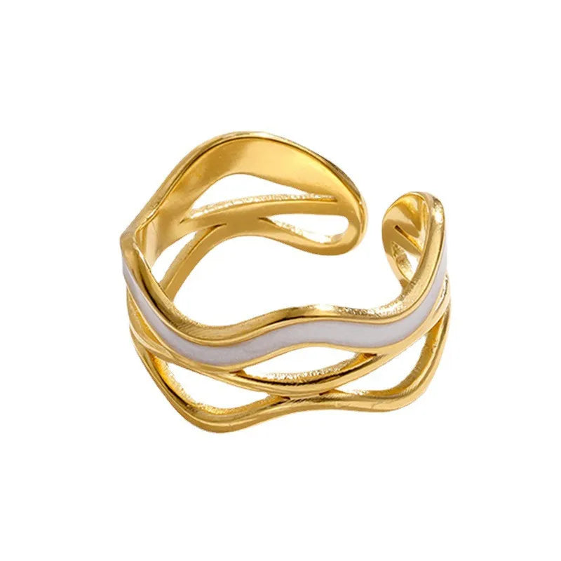 Drip Glaze Ring