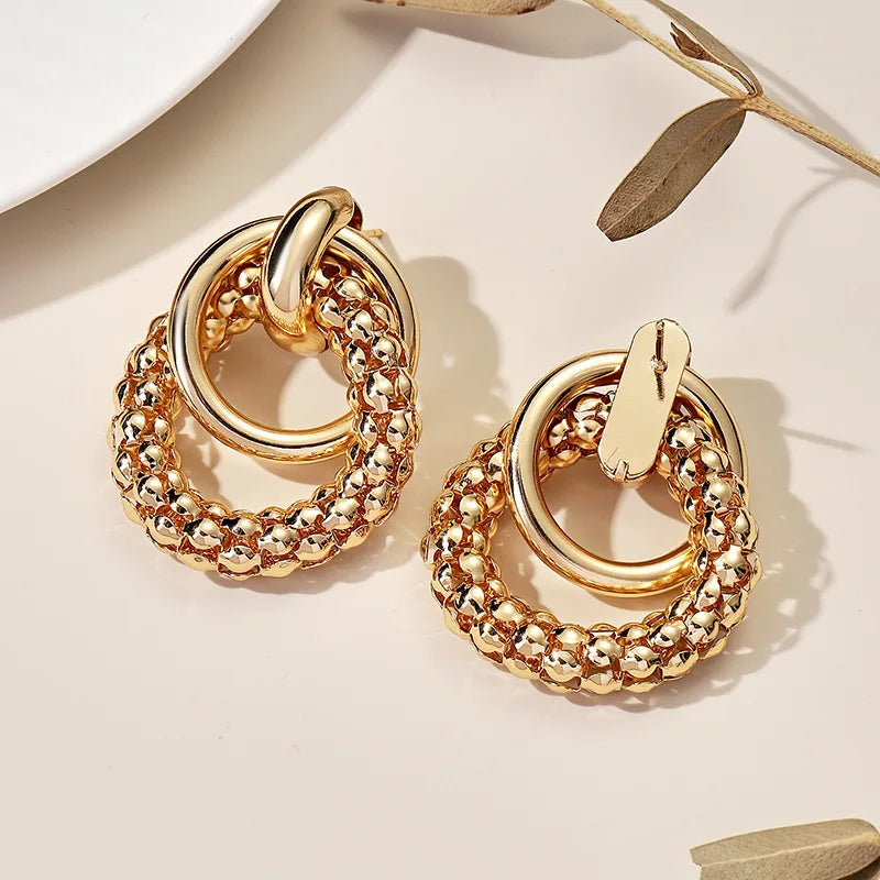 Big Shiny Double EarRing