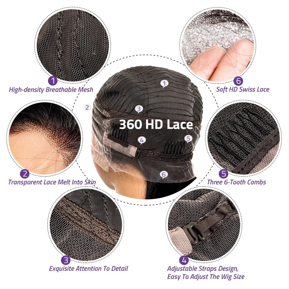 Front Human Hair Wig
