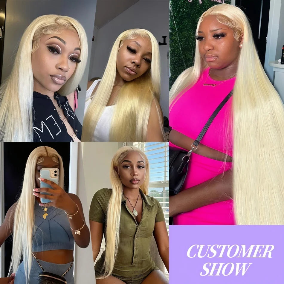 30Inch Blonde Human Hair Wig