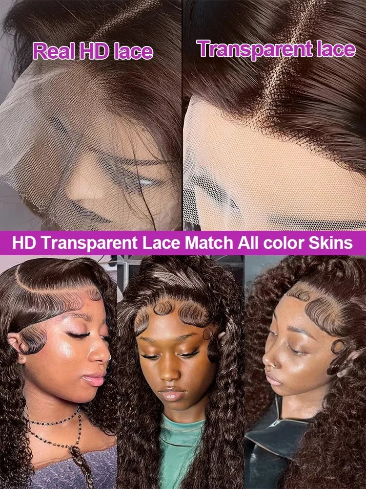 Brown Deep Wave Frontal Wig