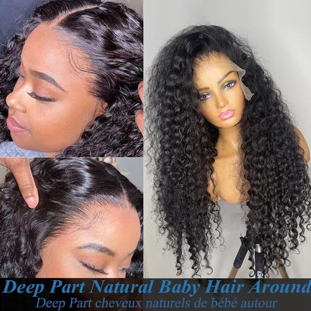 Hair Deep Wave Frontal Wig