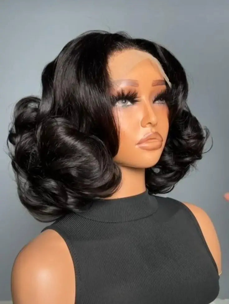 Egg Curly Bob Human Hair Wigs