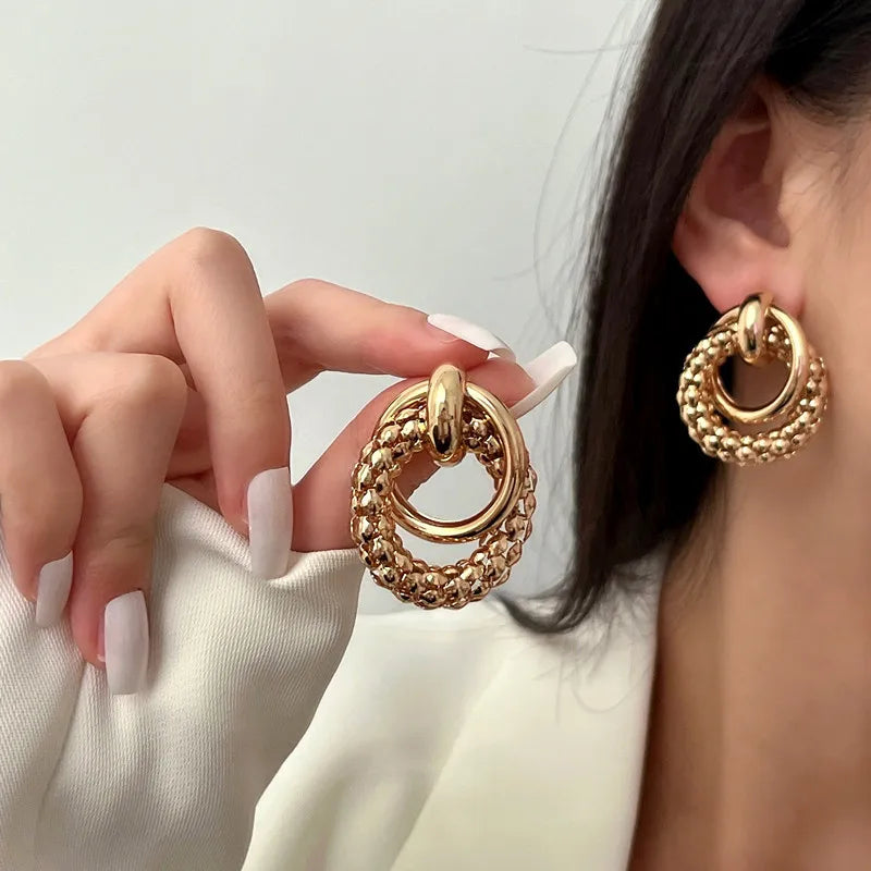 Big Shiny Double EarRing