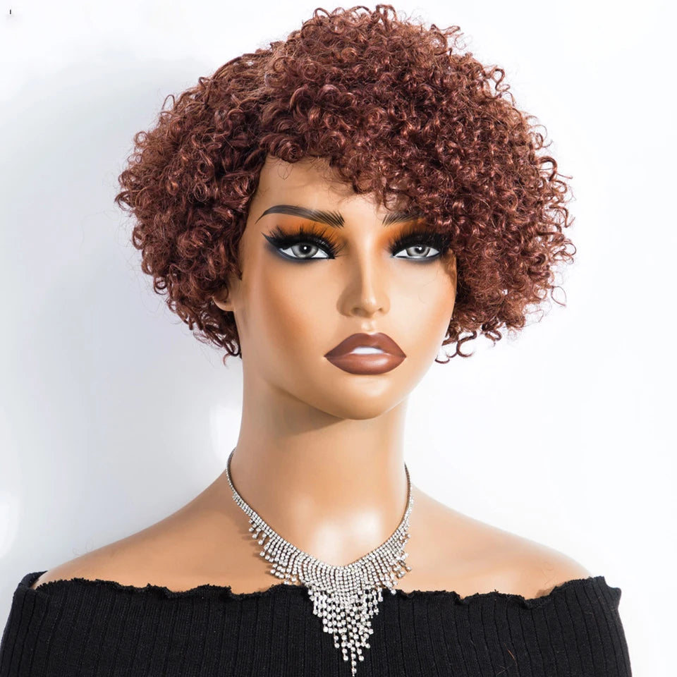 Peruvian Curly Human Hair Wigs