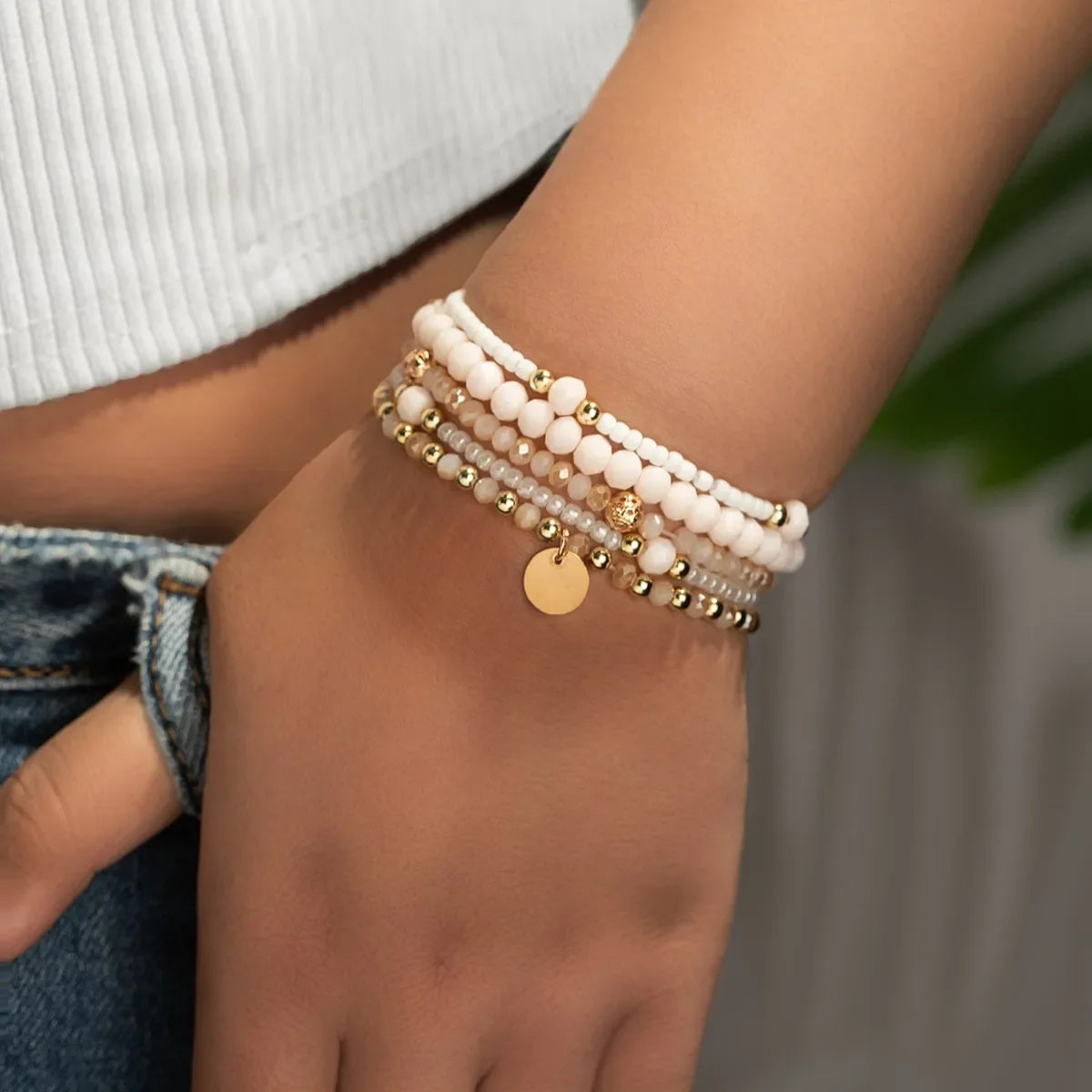 Resin Beaded Bracelet