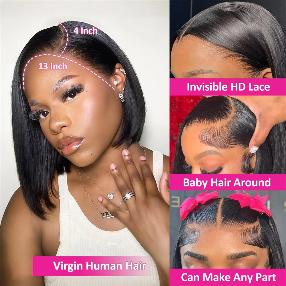 Bob Wig Human Hair