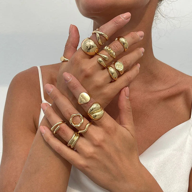 Fashion Vintage Metal Rings