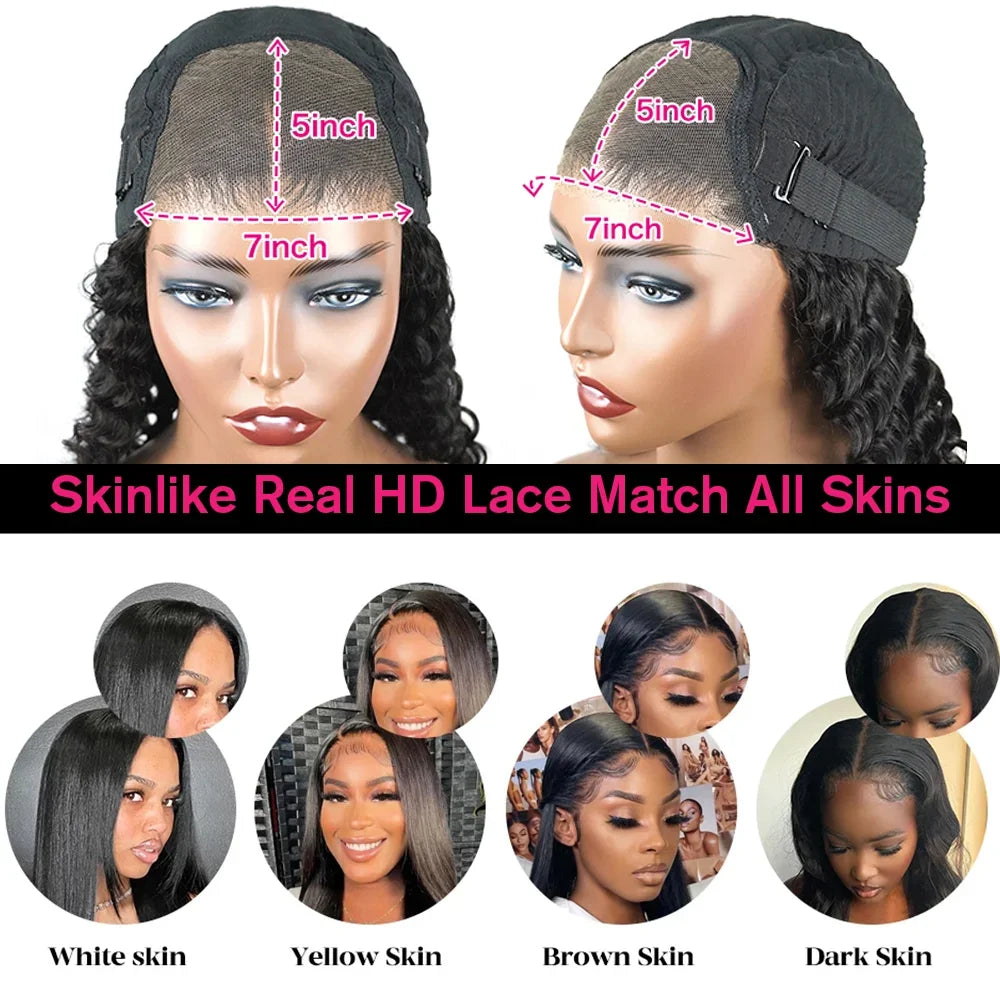 Curly Bob Wig Lace Wigs