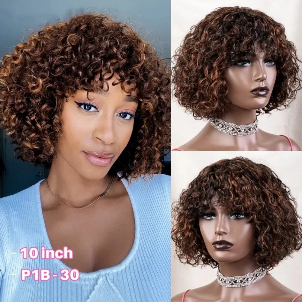 Short Curly Bob
