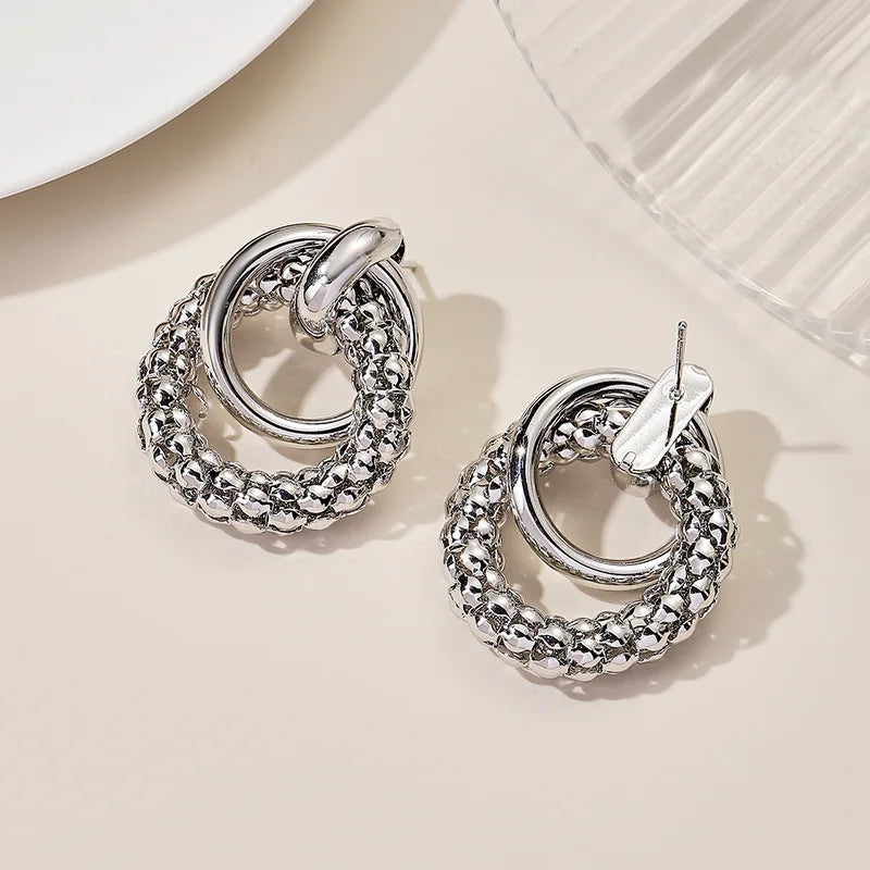 Big Shiny Double EarRing