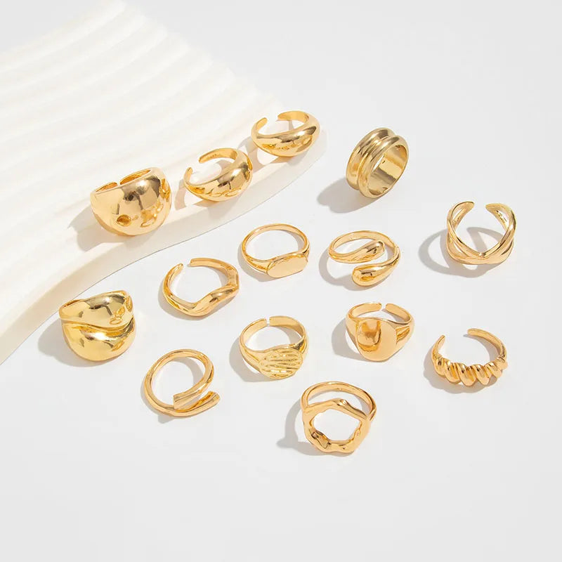 Fashion Vintage Metal Rings