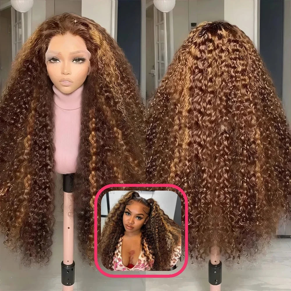 22 Inch Deep Wave Lace Front Wigs