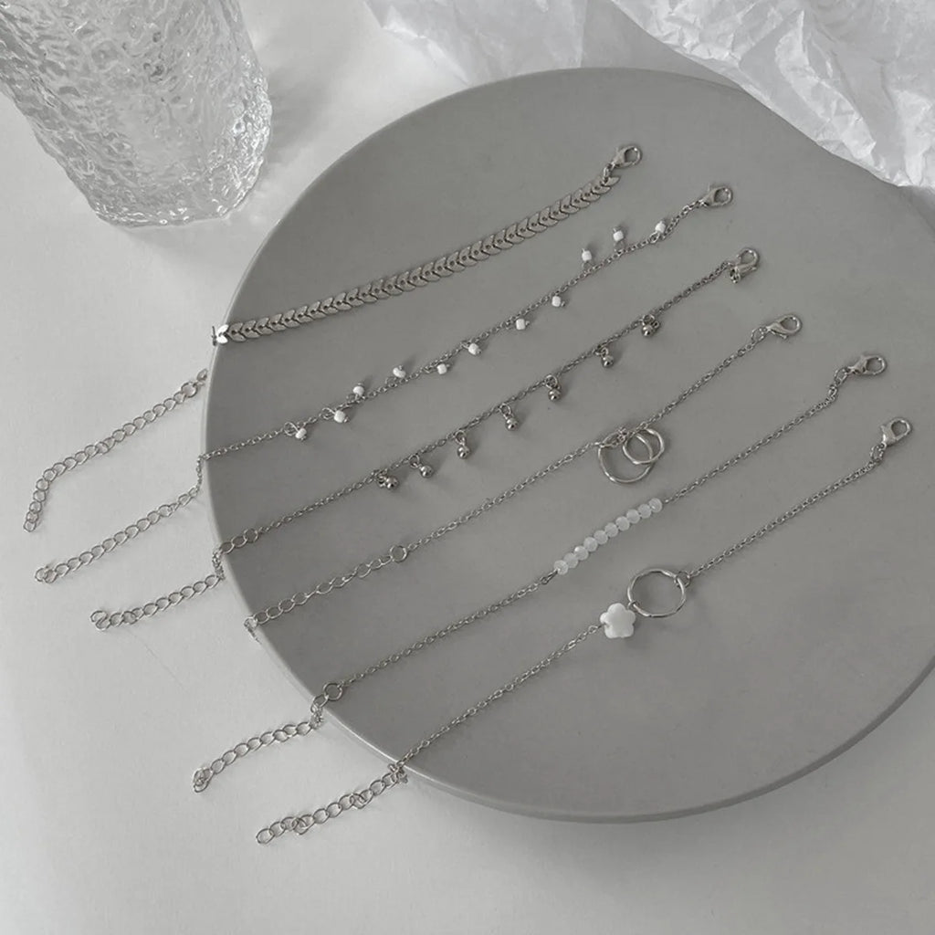 Trendy 6-Piece Stackable Bracelet