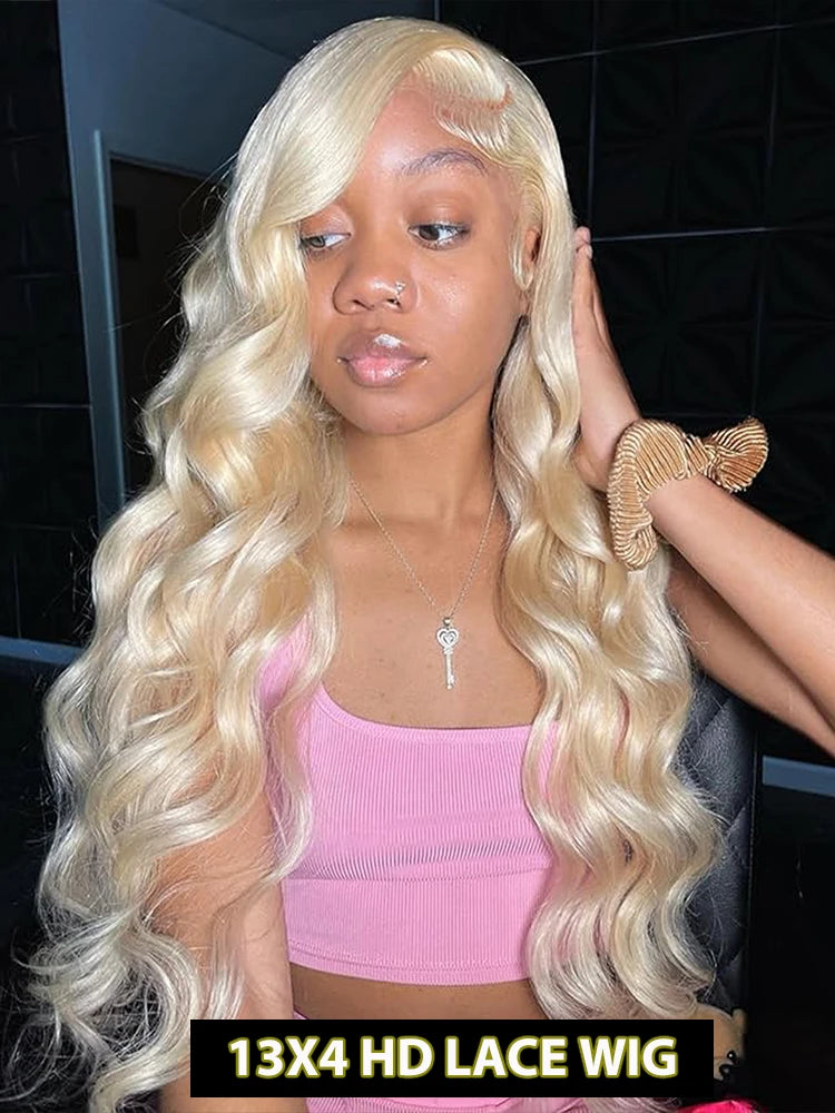 30Inch Blonde Human Hair Wig
