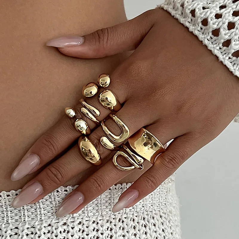 Fashion Vintage Metal Rings