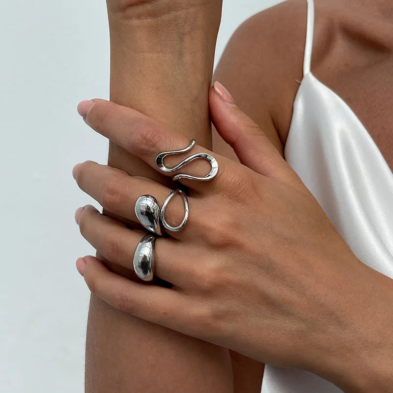 Fashion Vintage Metal Rings