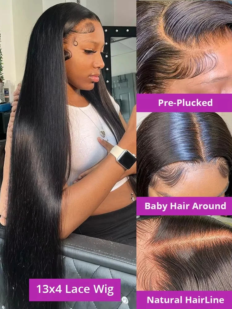 Straight Human Hair Wigs