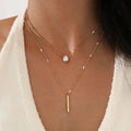 Zircon Pendant Necklace