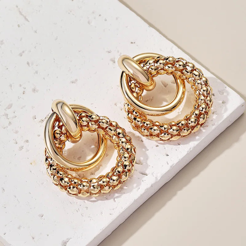 Big Shiny Double EarRing