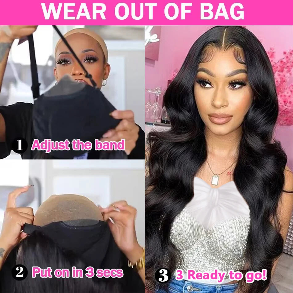 Glueless Wave Brazilian Human Hair Wigs