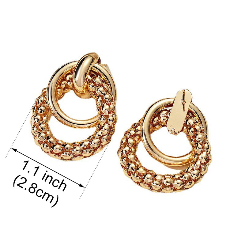 Big Shiny Double EarRing