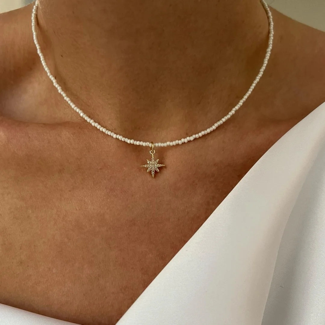 Minimalist Pearl Necklace