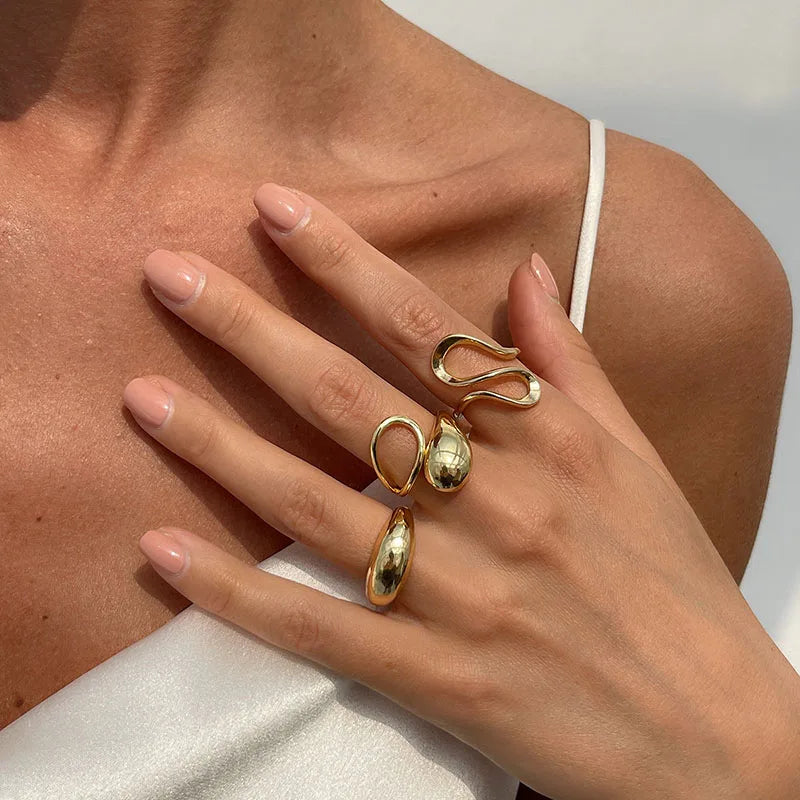 Fashion Vintage Metal Rings