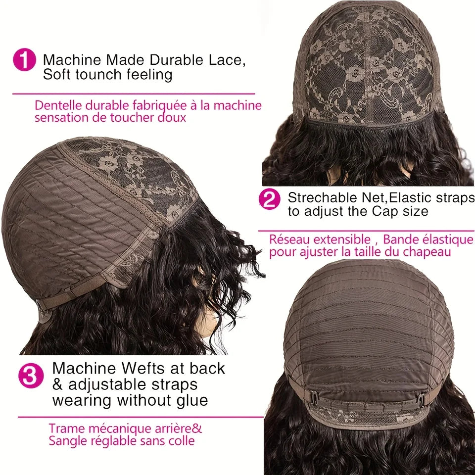 Peruvian Curly Human Hair Wigs