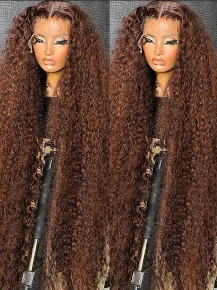 Brown Deep Wave Frontal Wig