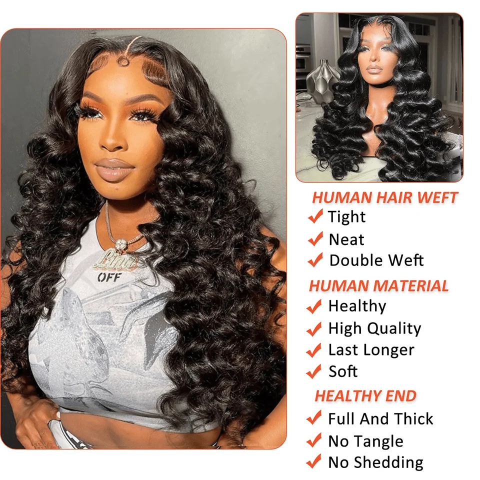 Deep Wave Human Hair Wigs