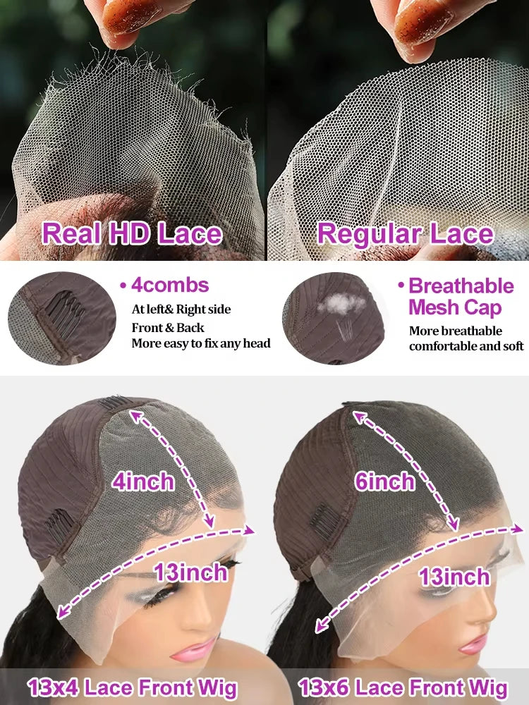Straight Human Hair Wigs