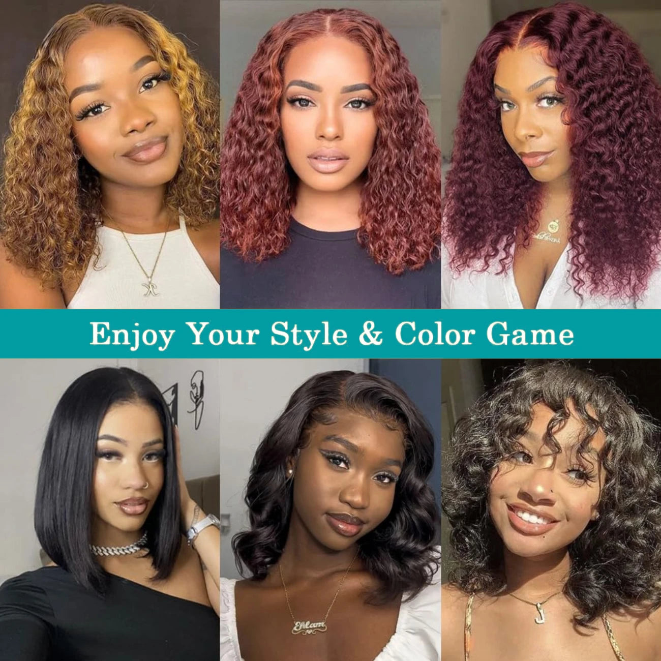 Curly Lace Front Wig Short Bob