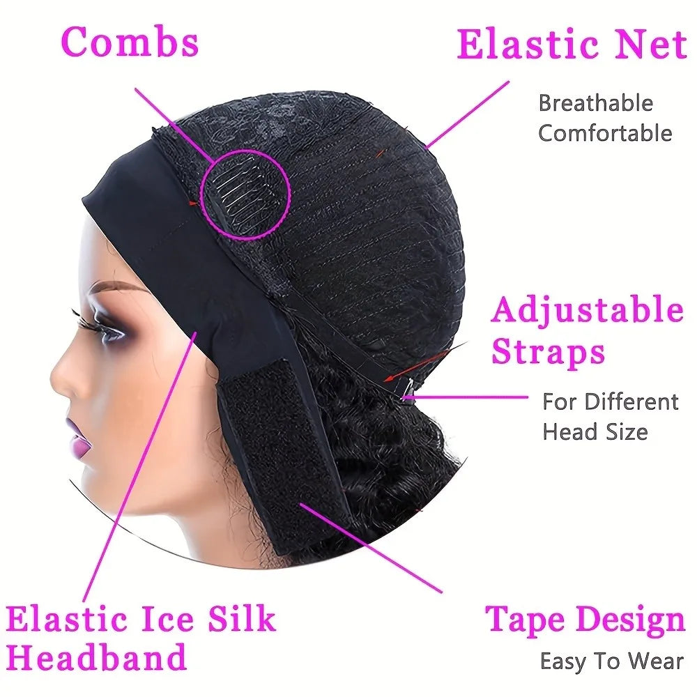 Headband Human Hair Wig
