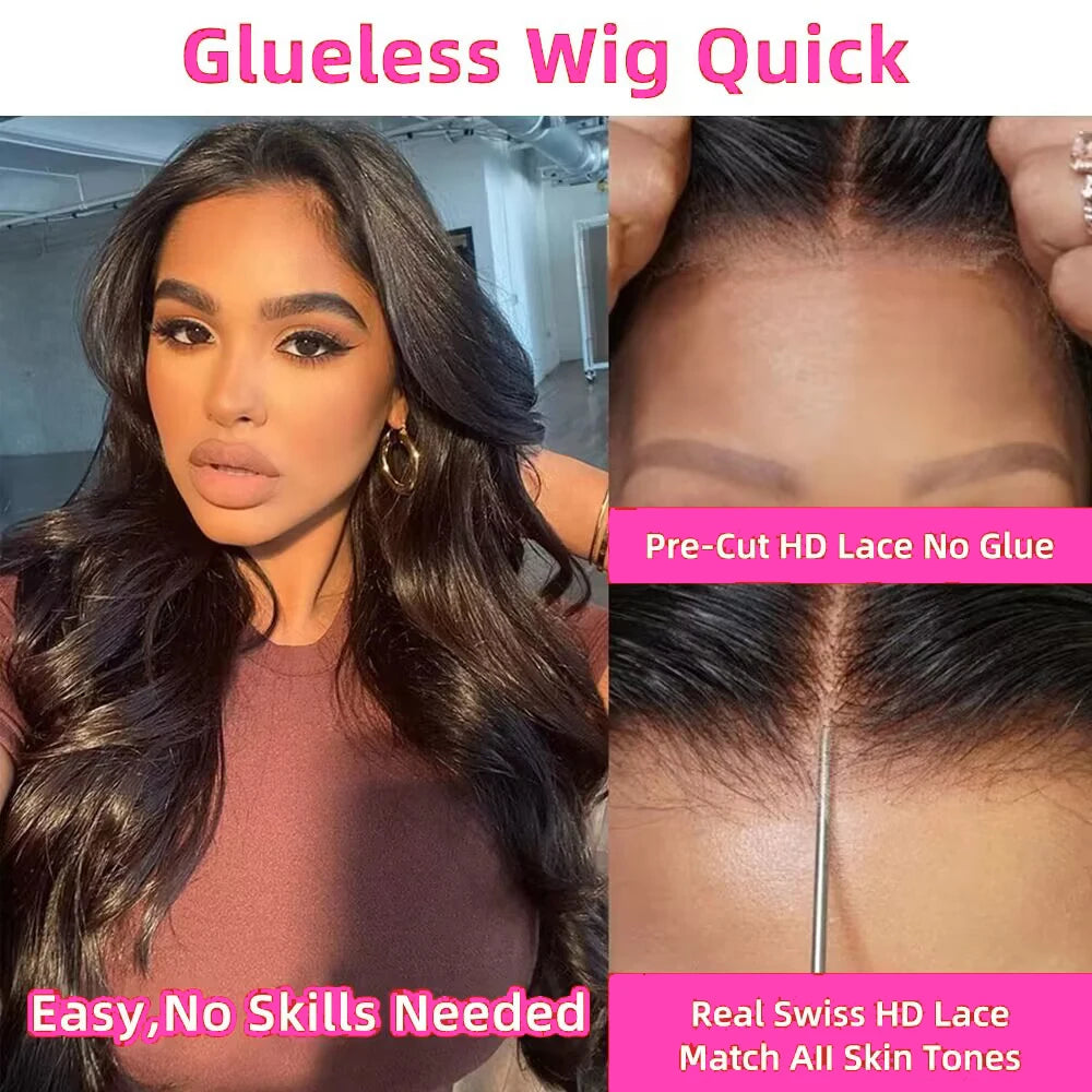 Glueless Wave Brazilian Human Hair Wigs
